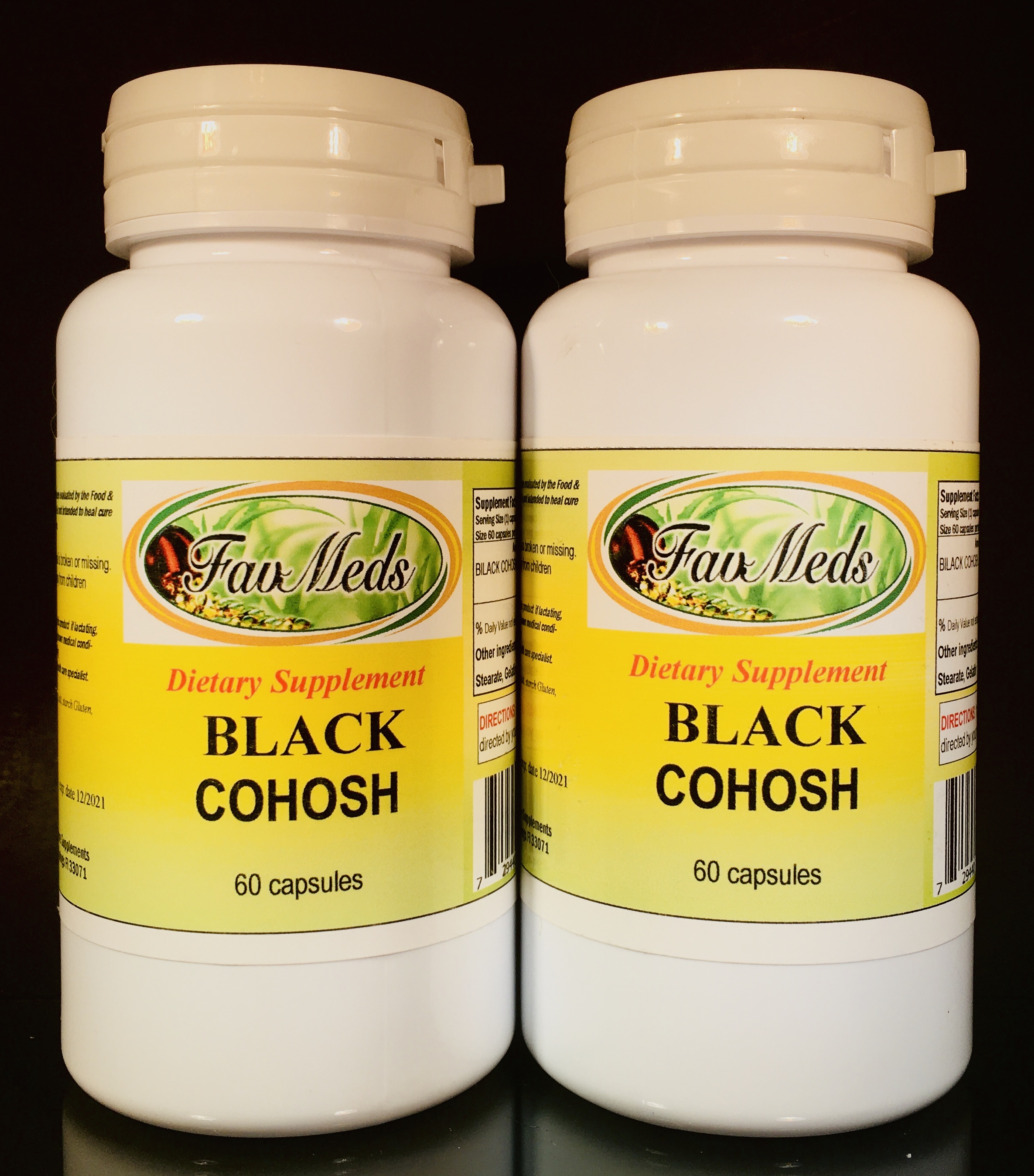 Black Cohosh 410 mg - 120 (2x60) capsules